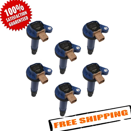 Accel 14066B-6 SuperCoil para Ford EcoBoost 3,5 L V6 - 3 pines - Paquete de 6 Foto 1 de 3