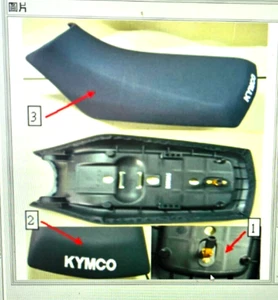 KYMCO MXU150 SEAT 77200-LCA4-E00-T01 - Picture 1 of 8
