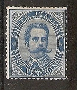 1879 REGNO UMBERTO I 25 CENT SENZA GOMMA - RR5626 - Picture 1 of 1