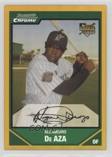 2007 Bowman Draft Chrome Gold Refractor /50 Alejandro De Aza #BDP7 Rookie RC