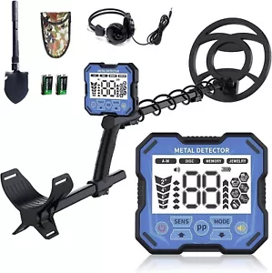 Professional Metal Detector for Adults, Waterproof 10" Coil, LCD Display - Picture 1 of 9