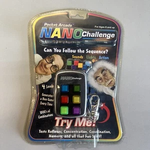 NANO Challenge Spiel Schlüsselanhänger New Old Stock 4 Ebenen Pocket Arcade Westminster - Bild 1 von 12