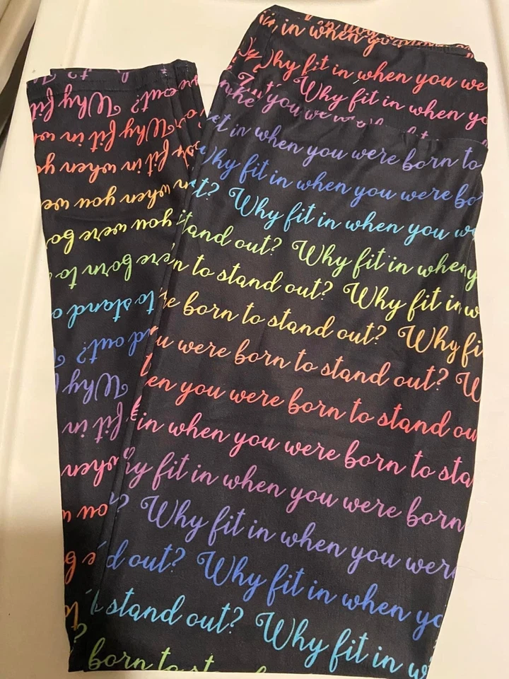 TC Rainbow "¿Por qué encajar?" Leggings Foto 1 de 1