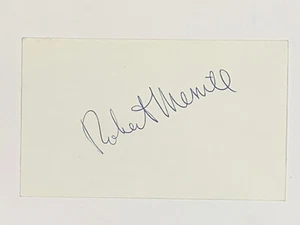 Robert Merrill signiertes Autogramm 3x5 Karteikarte Opernsänger Schauspieler - Bild 1 von 1