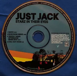 Just Jack Starz In Their Eyes US CD Promo 4 Mixes Boss Boss Trophy Twins Radio - Foto 1 di 4