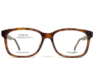 Monturas de gafas Saint Laurent SL336/F 003 Tortuga Cuadrado Ajuste asiático 56-17-145 - Imagen 1 de 12