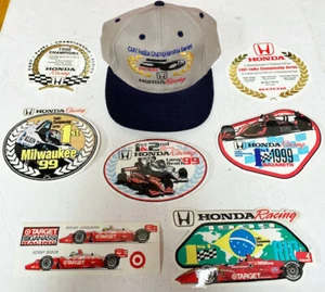  CART INDY  HONDA 50TH WIN HAT AND WINNER  / CHAMPION STICKERS  - Picture 1 of 3