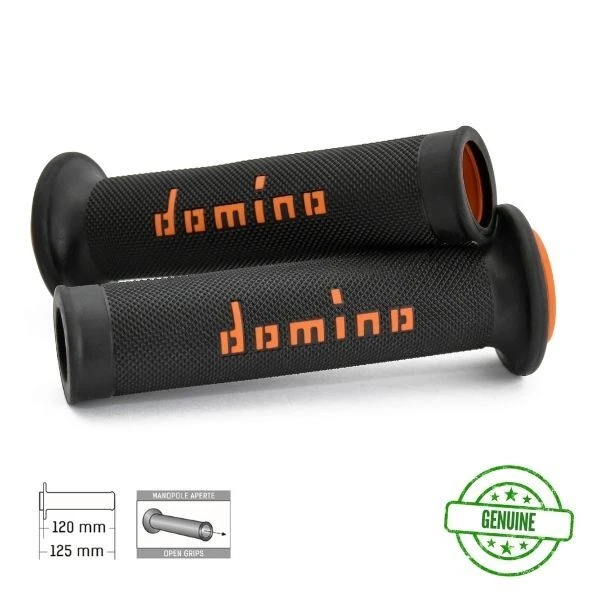 Domino Grips Black Orange for Honda NX650 Dominator FMX650 - Image 1 of 1