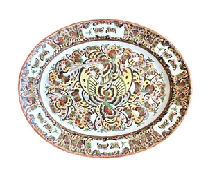 Chinese Butterfly Porcelain Platter  1870s - Bild 1 von 10