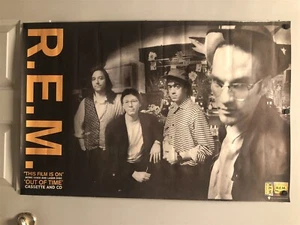 R.E.M. Poster: This Film Is On/Out of Time 1991 Original Warner Bros Store Promo - Bild 1 von 2