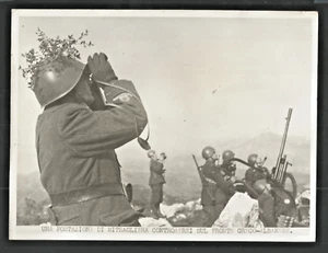 Albania Italy Greece 1941 Original War Photo 20x25cm Border Air Plane Protection - Picture 1 of 2