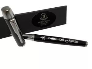 Personalisierter FREIMAURER FREIMAURER Stift silber gefüllt Geschenkset gravierte Geschenkhülle - Bild 1 von 8