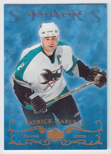 2006/07 UPPER DECK ARTIFACTS PATRICK MARLEAU STARS #194 SHARKS