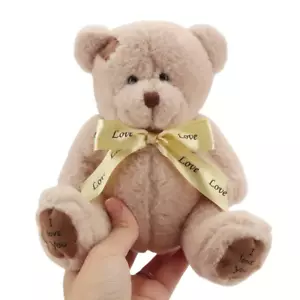 Soft Fluffy Stuffed Plush - New - Mini Brown Teddy Bear - Picture 1 of 2