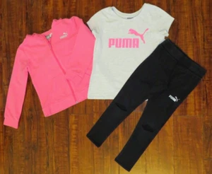 PUMA Girls 3-piece Activewear Size 6 Outfit - Picture 1 of 11