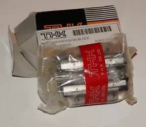◭ Authentic THK ◮ Linear Guide Carriage Block ~ Factory Sealed ~ Tapped Holes - Picture 1 of 1
