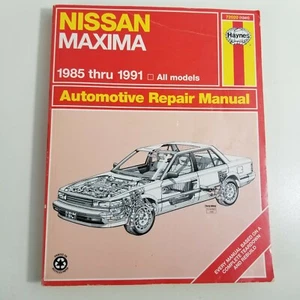 Haynes 1341 Nissan Maxima 1985 Thru 1991 Repair Manual - Picture 1 of 3