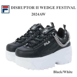 FILA Disruptor II Wedge Festival Black 2024AW Damen Schuhe Sneaker US6-9 NEU - Bild 1 von 10
