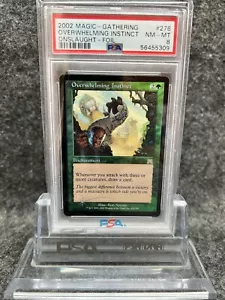 MTG | Overwhelming Instinct - Foil | 276/350 | (LP) | Onslaught PSA 8 - Picture 1 of 1