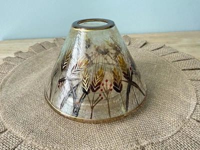 Yankee Candle Crackle Shade Wheat And Berries Large Retired -EUC - Image 1 of 4