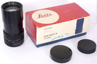 Leica APO-Telyt-R 1:3.4/180mm F3.4 11240 FAST! Telephoto 180mm LEITZ Canada 1978 - Image 1 of 4