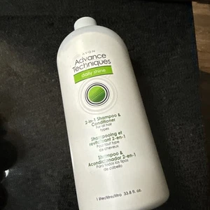 AVON Advance Techniques Daily Shine 2-in-1 Shampoo/Conditioner  33.8 oz NEW - Picture 1 of 5