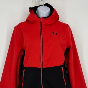Under Armour Coldgear Storm Jacke für Jugendliche in Rot/Schwarz Größe L - Bild 1 von 9