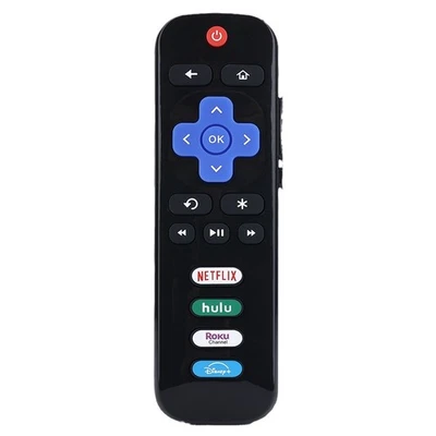 New Replaced Remote FIT For ROKU TV For TCL Sanyo Element Haier RCA LG - Image 1 of 4