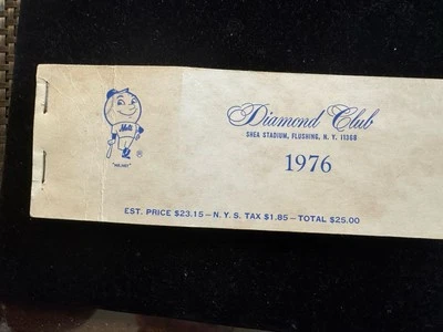Libro de boletos de los Mets de Nueva York 1979 DC con 2 pases de temporada 5 boletos electrónicos + postemporada #1069 Foto 1 de 4