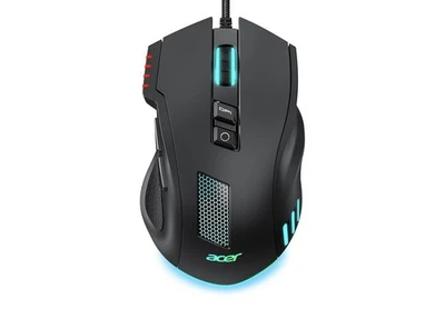 acer Wired Gaming Mouse, 12,800 DPI RGB Ergonomic Computer Mouse Black - Image 1 of 4