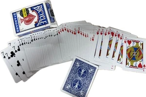 2 Way Bicycle FORCE BLUE 1 Deck Assorted Forcing 52 Playing Cards Two Same Magic - Picture 1 of 1
