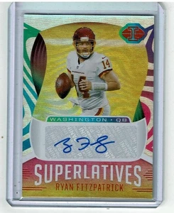 Panini Illusions 2021 - Superlatives Signatures - Ryan Fitzpatrick - Imagen 1 de 5