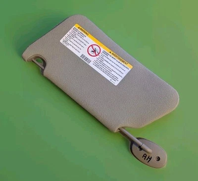 Pontiac Grand Am 1999-2005 lado del pasajero delantero derecho gris tela parasol OEM Foto 1 de 4