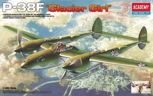 Academy 12208 P-38 Glacier Girl 1/48 NIB Free Shipping - Picture 1 of 2