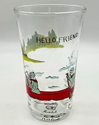 Vaso para beber jugo Anthropologie Molly Hatch "Hello Friend" niñas piragüismo Foto 1 de 4