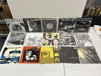 Lot Of 15 1990’s-2000’s Punk 45 RPM Singles/EP’s, Chelsea, Masskontroll, More! - Image 1 of 4