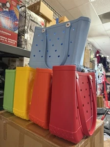 Große Kroko Strand Gummi Tasche Wasserdicht Aufbewahrung - Bild 1 von 46