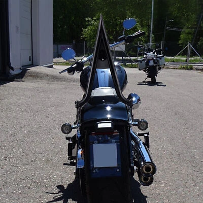 Detachable Sissy Bar Passenger Backrest w/ Pad For Harley Fat Boy Breakout 18-25 - Imagem 1 de 4
