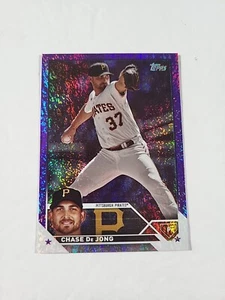 2023 Topps Update Chase De Jong Purple Foil /799 Us297 - Picture 1 of 3