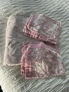 Swell Cynthia Rowley & Rosenzweig Shabby Chic Queen Paisley Duvet Cover Shams ๐ธ - Picture 1 of 6