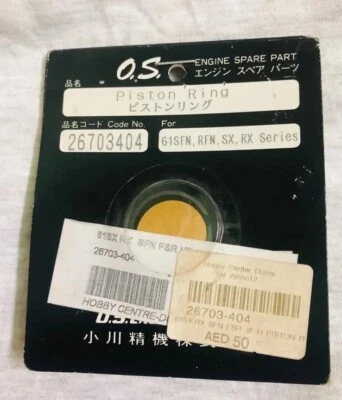 OS ENGINE PISTON RING FOR 61SFN, RFN, SX, RX SERIES - Image 1 of 3