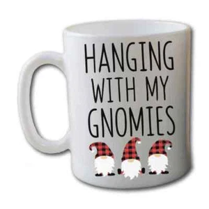 Hanging With My Gnomies Coffee Mug | Perfect Gift For Garden Gnome Lover - Picture 1 of 4