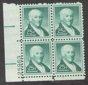 US. 1048. 25c. Paul Revere, PB4 #25963 LL. MNH. 1958 - Picture 1 of 2