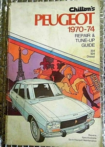 Chilton Repair Manual 1970-1974 Peugeot 304 504 Diesel engines FREE SHIPPING - Bild 1 von 6