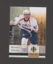 2011-12 Ultimate Collection Rookies #82 Mattias Ekholm RC 268/399