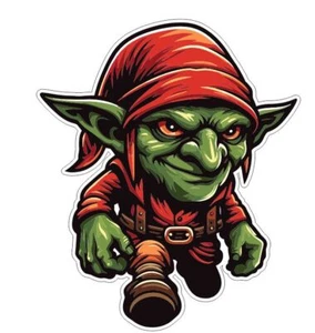 Pegatina gárgola Goblin Ghoul A72 - Imagen 1 de 1