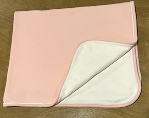 Ralph Lauren Polo Baby Blanket 28” x 32” Pink & White - Picture 1 of 11