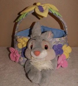 Thumper Bunny Rabbit Animal Head Large So Cute! plush Basket Easter RARE!! - Picture 1 of 8
