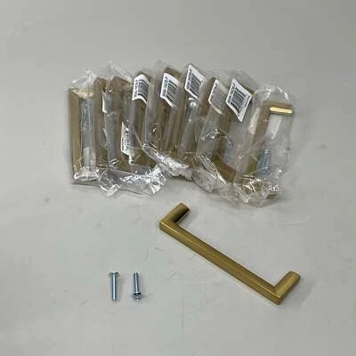 BERENSON (PAQUETE DE 10) Moderno Tirador de Oro Cepillado 128mm CC Zinc 9898-1MDB-P Foto 1 de 4