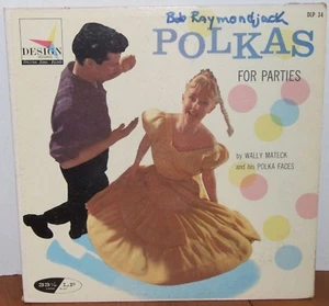 Polkas For Parties by Wally Mateck and his Polka Faces Record Album - Picture 1 of 6